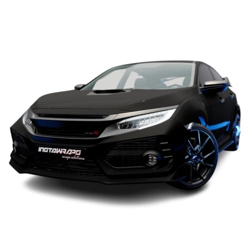 3M 1080 Matte 60in x 24in Car Wrap Vinyl Film (Matte Deep Black)