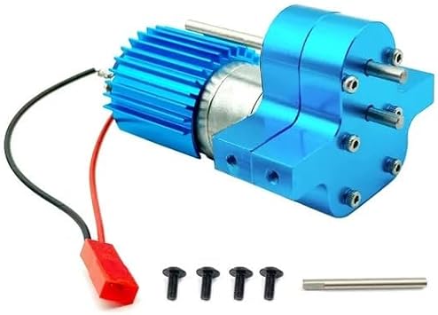 Metal 370 Motor Gearbox Gear Box for WPL C14 C24 B24 B36 MN D90 D99 MN99S RC Car Upgrades Parts AccessoriesBlue