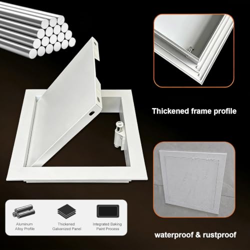 Trampilla Pladur 35.6x61cm Panel de Acceso de Plomería Magnético Registro 5