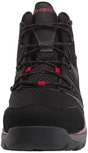 Propét Mens Veymont Hiking Shoe, Black/Red, 10.5 Xx-Wide Us #TOP1