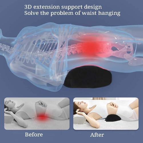 Image of Back Traction Lumbar Stretcher for Upper & Lower Muscle Pain Relief, Lumbar Support, Sciatica Nerve, Spinal Stenosis, Posture Correction (18 x 11 x 5 (3.1)