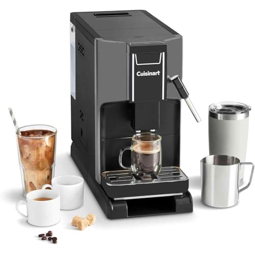 CUISINART Vollautomat: Espresso, Americano, Cold Brew auf Knopfdruck. Mit Milchaufschäumer, höhenverstellbarer Basis & Favoriten-Taste. Von der Bohne direkt in die Tasse CUISINART Vollautomat: Espresso, Americano, Cold Brew auf Knopfdruck. Mit Milchaufschäumer, höhenverstellbarer Basis & Favoriten-Taste. Von der Bohne direkt in die Tasse