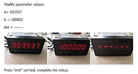 CALT 1 Meter 1000mm Stroke Linear String Pot Encoder Sensor 6 Digit Digital Meter Counter Display pushpull ABZ 3 Signals 5-26V DC