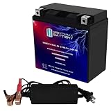 Mighty Max Battery YTX14L-BS Battery Replaces Deka East Penn ETX14L + 12V 2Amp Charger
