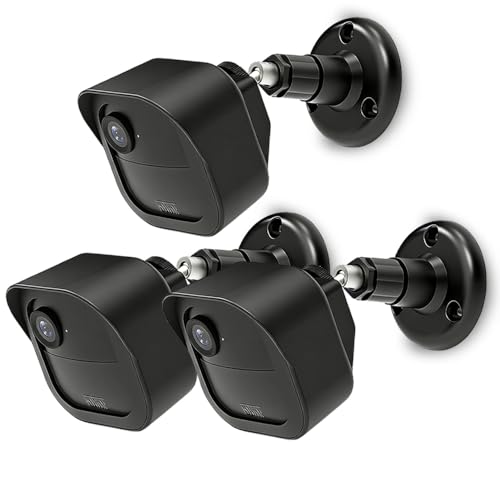 3 Stück | Verstellbare Halterung für Blink-Kamera Outdoor 4 und Blink Außenkamera 2K+ | Sichtwinkel verbessern | Schutzhülle Gehäuseabdeckung