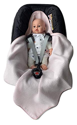 Couverture bébé été pour éviter la transpiration en siège auto