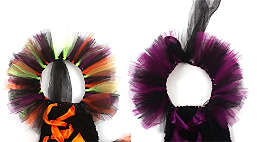 Gaoqi Vestidos de outono para crianças de 4 anos para bebês meninas fantasia de bruxa magnífica de H