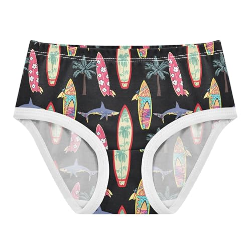 Shark Surfboards Tropical Toddler Girls's Underwear 2T 202c1774
