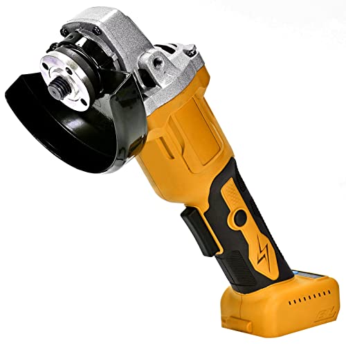 21V Cordless Angle Grinder Electric Angle Grinder For Cutting And Grinding With 3.0Ah Battery & Fast Charger,Yellow #TOP3