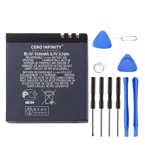 Nokia�Ή� N95 C5-01 �݊��o�b�e���[ 3.7V 950mAh �C���p��t�H��t��2026DJ