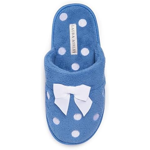 Laura Ashley Soft Terry Scuff Slippers, Pale Seaspray Cover