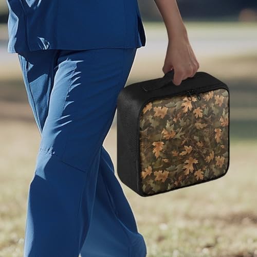 Image of Gomyblomy Vintage Hunting Camo First Aid Kit Empty Portable First Aid Kits Bag for Hiking Travel Medium Emergency Medical Kit for Cars Home Medicine Bag Medical Supplies Bags