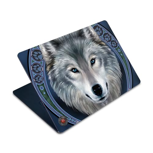Autocollant Mac Book Air 15 M2 design Anne Stokes motif loup