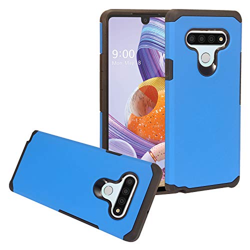 CELZEN - for LG Stylo 6 LM-Q730 (2020) - Rubberized Hybrid Phone Case - AH2 Blue