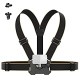 NEEWER GP25 磁気 チェストマウントハーネス アクションカメラ用 調整可能 ハンズフリー チェストストラップ クイックリリース アクションカメラチェストマウント コンパチブル Hero DJI Osmo Insta360 POV撮影/ビデオ/Vlog用