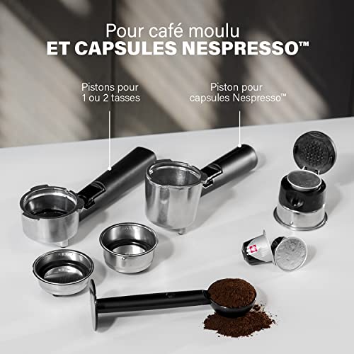 Princess Machine à expressos 249412-1,5L- 20 bars - compatibles avec les capsules Nespresso – Image 5