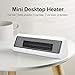 Produktbild Mini Heizlüfter 300W Tragbare Elektroheizung Energiesparend Leise Keramik Heizung Schnellaufheizen Heizkörper Schutz Vor Überhitz Dreieckiger Körper Sicherheit Für Das Büro Student Zuhause,3 Farben