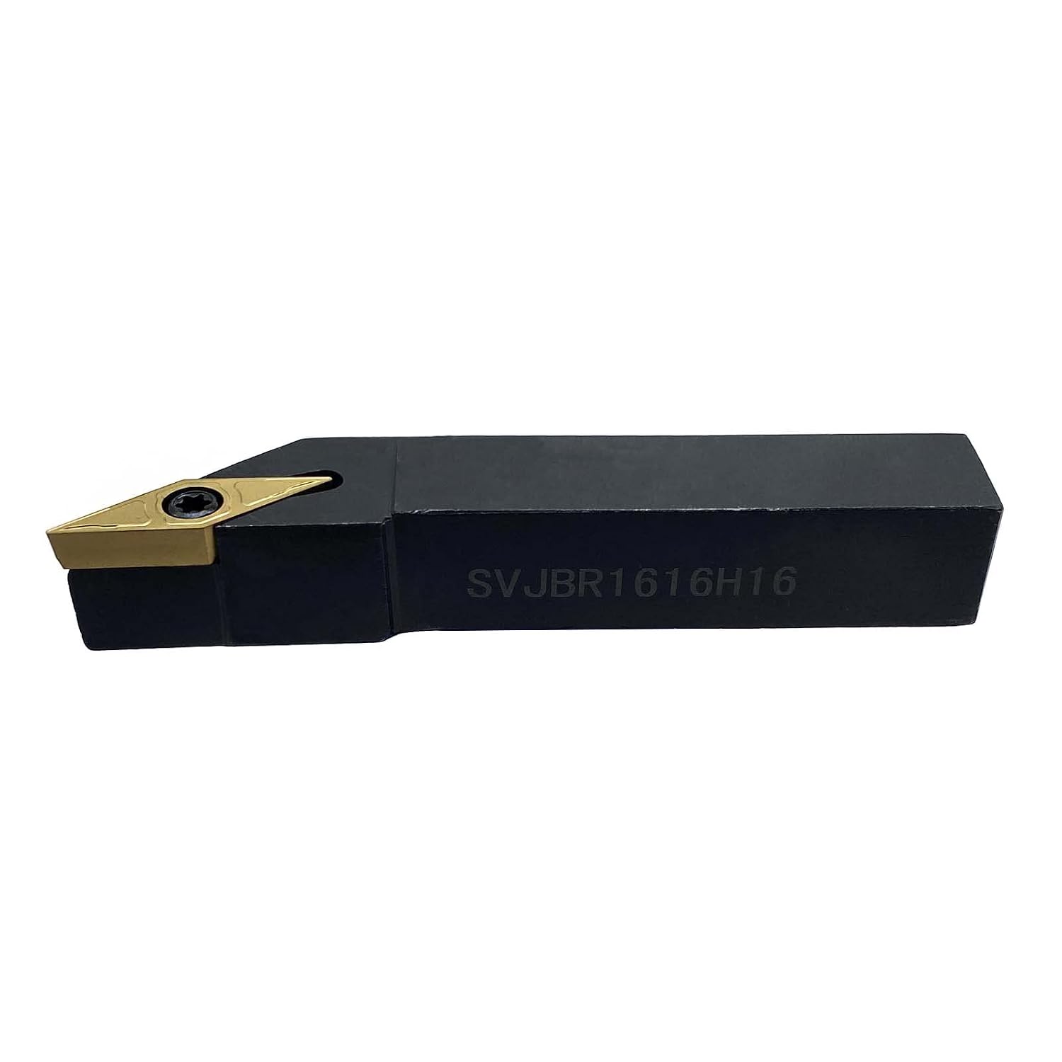 GBJ Main Angle 93° SVJBR 2020K16 3/4" + 1PC VBMT331 PF Carbide Insert for Finishing External Turning & Profiling Tool Holder Lathe Cutting Tools for 35° Diamond Inserts (SVJBR 2020K16)