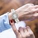 Imagen de Yardwe Reloj de Pulsera de Perlas de Dos Hileras Aleación Plateada