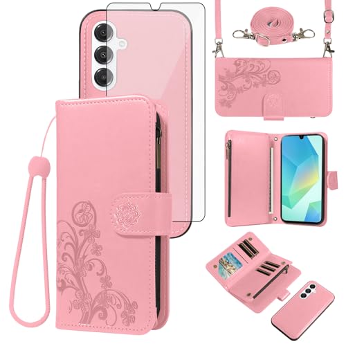 Coque Samsung Galaxy A16 5G avec fermeture magnétique amovible et verre