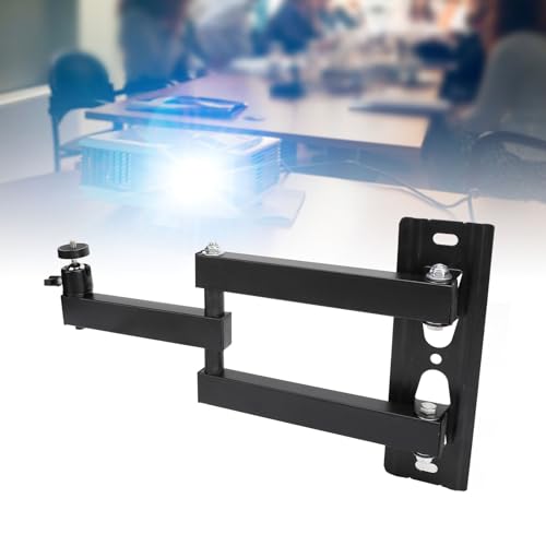 Support mural pour projecteur réglable interface 1/4 support pliable en acier - 4