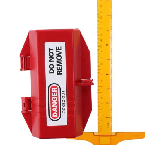 SHUATI Tampas de plugue para tomadas elétricas grau industrial anti-toque bloqueio de plugue vermelh