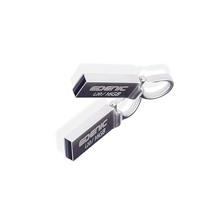 Edenic Ultra L20/16GB USB 2.0 Pen Drive,Flash Drive Pack of 2 (Combo - Silver)