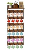 Mug Rack for Wall, Coffee Cup Holder Wall Mount with 24 Adjustable Hooks