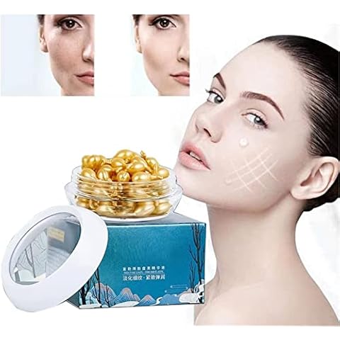Snake Venom Extract Serum Capsule For Eyes Anti-wrinkle Anti-aging Moisturizing - Face Serum Capsules - Reducing Fine Lines Skin Brightening Hydrating Firming Lifting (1 Box) Cover