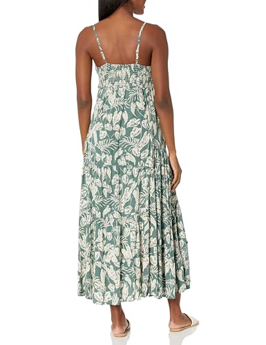 Image of Angie Women's Angie Women's Printed Twist Front Keyhole Maxi Dress
