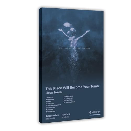 Image of Sleep Album Token Poster This Place Will Become Your Tomb Canvas Art