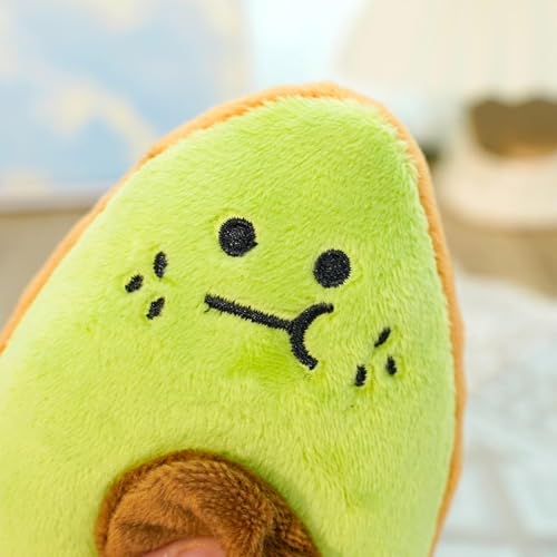 YNPQTDS Avocado Plüsch Für Hunde Plüsch 10x13 cm Haustierplüschspielzeug Plüschspielzeug Für Hunde Weiches Avocado Kauenspielzeug Für Kautraining Welpen Innen Außenbereich