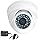 VideoSecu Day Night Vision Security Camera Infrared CCTV Home Color CCD Outdoor Vandal Proof 480TVL 3.6mm Wide View Angle Lens Surveillance Camera with Free Power Supply CEP