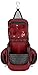 Compact Hanging Toiletry Bag & Organizer | Water Resistant, Mesh Pockets, Sturdy Hook Red