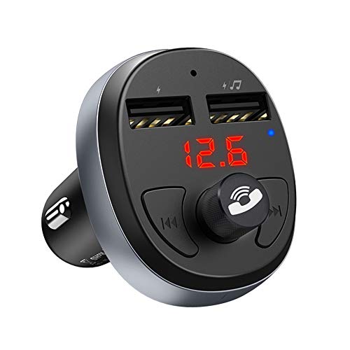 Chargeur voiture Bluetooth et transmetteur FM mains libres Yanghao avec double port USB