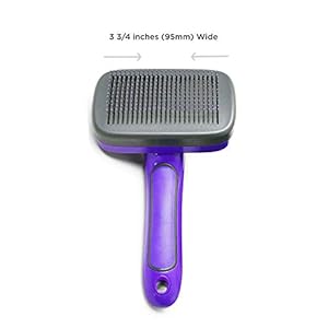   Hertzko-Self-Cleaning-Slicker-Brush-Dog-Cat-Brush-Dog-Brush-for-Shedding-Cat-Dog-Grooming-for-Pets-Grooming-Brushes-for-Long-Short-Haired-Dogs-Cats-Deshedding-Brush-Rake-Comb