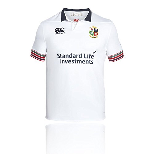 Image of Canterbury British & Irish Lions Men Training Short Sleeve Pro Jersey - Bright White, Xx-Large