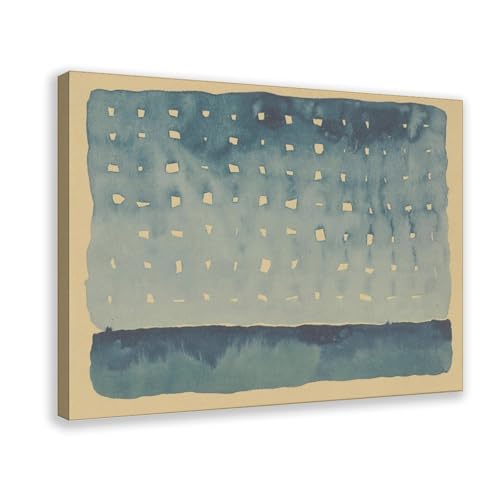 Impression sur toile Nuit étoilée Georgia O'keeffe cadre 20x30 cm WCYB