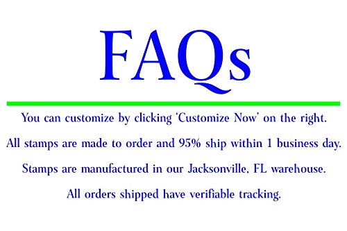 Custom Signature Stamp - Self Inking Personalized Signature Stamp | Choose Ink Color | Great For Signing Legal Documents, Checks And Other Paperwork At Home And At Work #TOP4