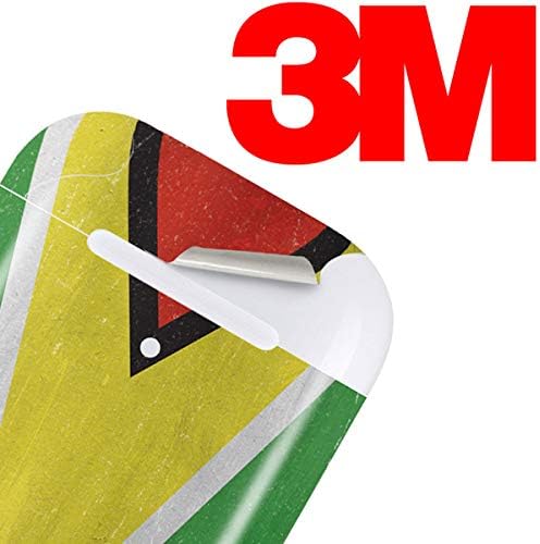 Skinit Decal Audio Skin Compatible with Apple AirPods 2 - Guyana Flag Distressed Design