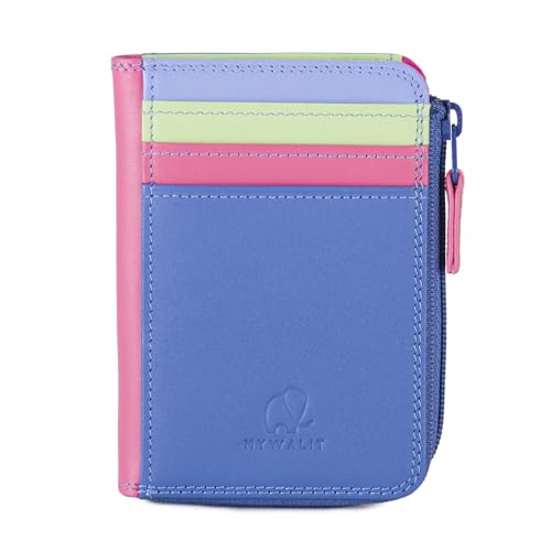 Zip Purse/Id Holder pour vos déplacements : portefeuille mixte violet compact