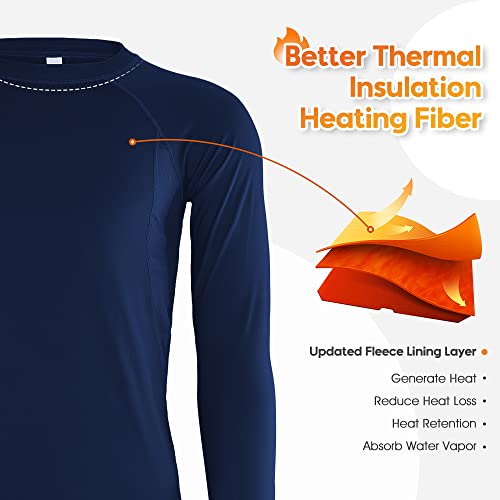 MANCYFIT Thermal Underwear for Men Cold Winter Gear Long Johns Compression Suit Base Layer for Skiing Running2