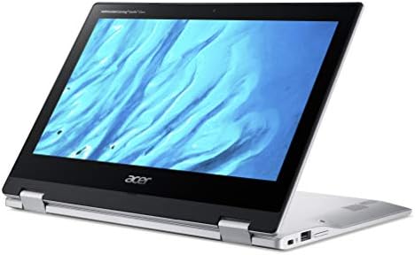 Acer Convertible Chromebook Spin 311, 11.6" HD IPS Touch, MediaTek MT8183 Processor, 4GB RAM, 32GB eMMC, Chrome OS, Silver, CP311-3H-K4S1