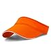 VSUSN Sombrero de verano ajustable con cierre de velcro para hombre y mujer, naranja, Talla única