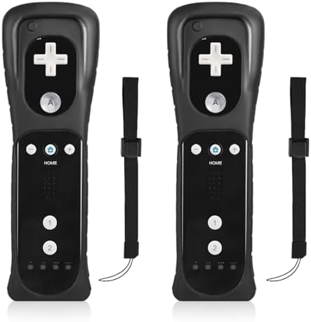 TechKen 2 Pack Wii Remote Controller and Nunchuck with Silicone Case and Wrist Strap for Wii Wii U — 사진 6