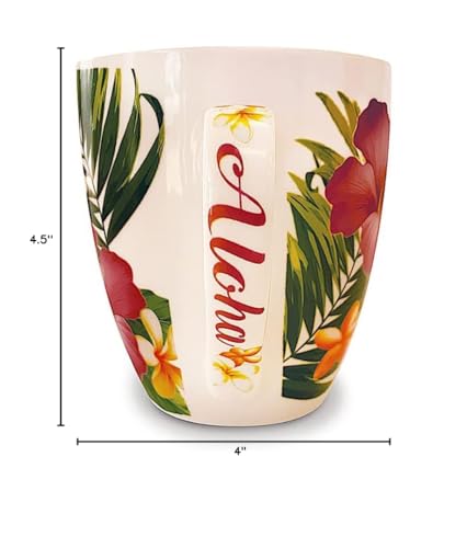 Mug en U 18 oz Island Heritage estilo hawaiano miniatura 5