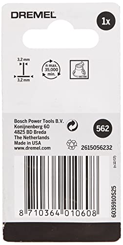 Dremel 562 Mehrzweck Spiral Fräser, Zubehörsatz mit1 Fräser zum Schneiden von Holz, Kunststoff, Glasfaser, Gipskarton, Laminat und Vinylverkleidungen
