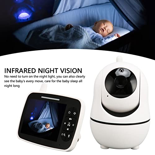 Monitor de bebê Inteligente, Monitor LCD de 3,5 Polegadas Monitor de bebê de Vídeo WIFI Com áudio Bi