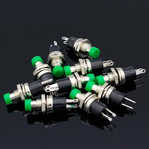 Bouton-poussoir momentané vert 10 pièces pour réparer circuit