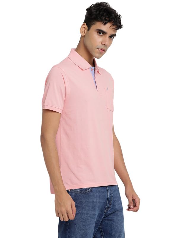 Image of AMERICAN CREW Polo Collar T-Shirt for Men with Pocket